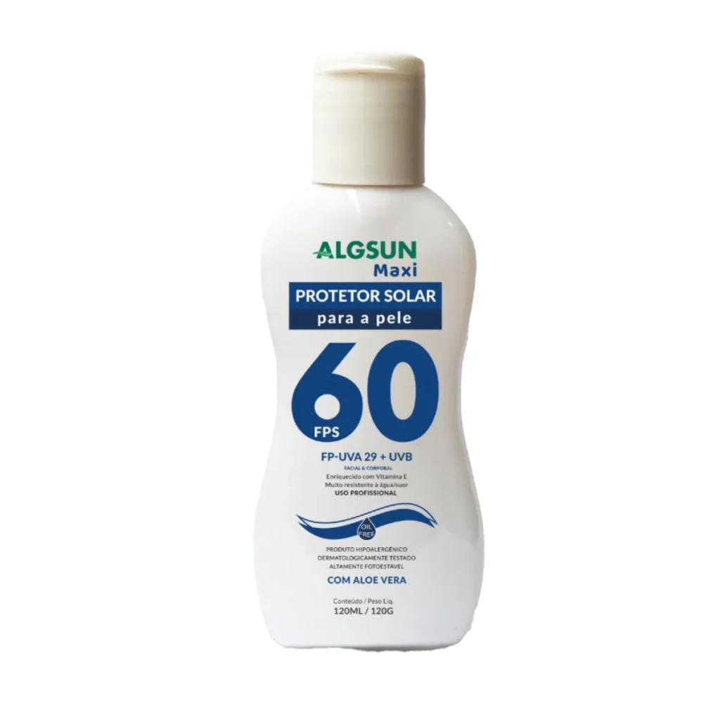 Protetor Solar FPS 60 120ml - AlgSun Maxi