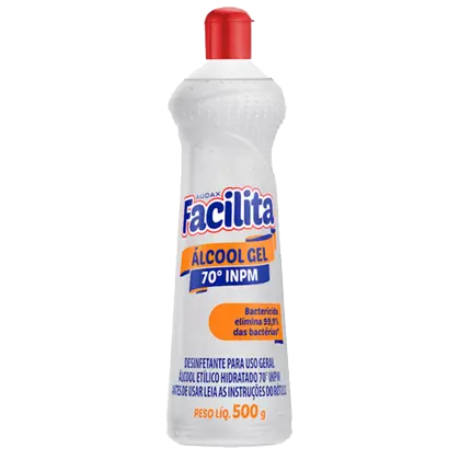 Álcool Gel 70° 500ml facilita - Audax