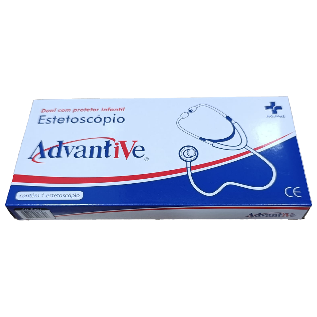 Estetoscópio Dual c/ Protetor Infantil - Advantive