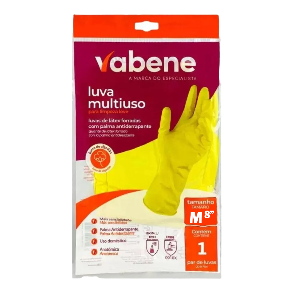 Luva Multiuso - Vabene - P / M / G / GG