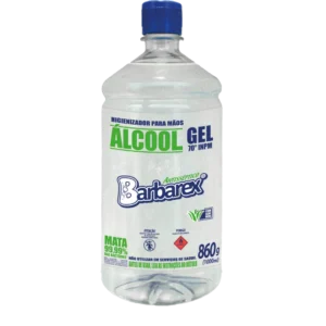 Álcool Gel 70% Antisséptico 860g - Barbarex