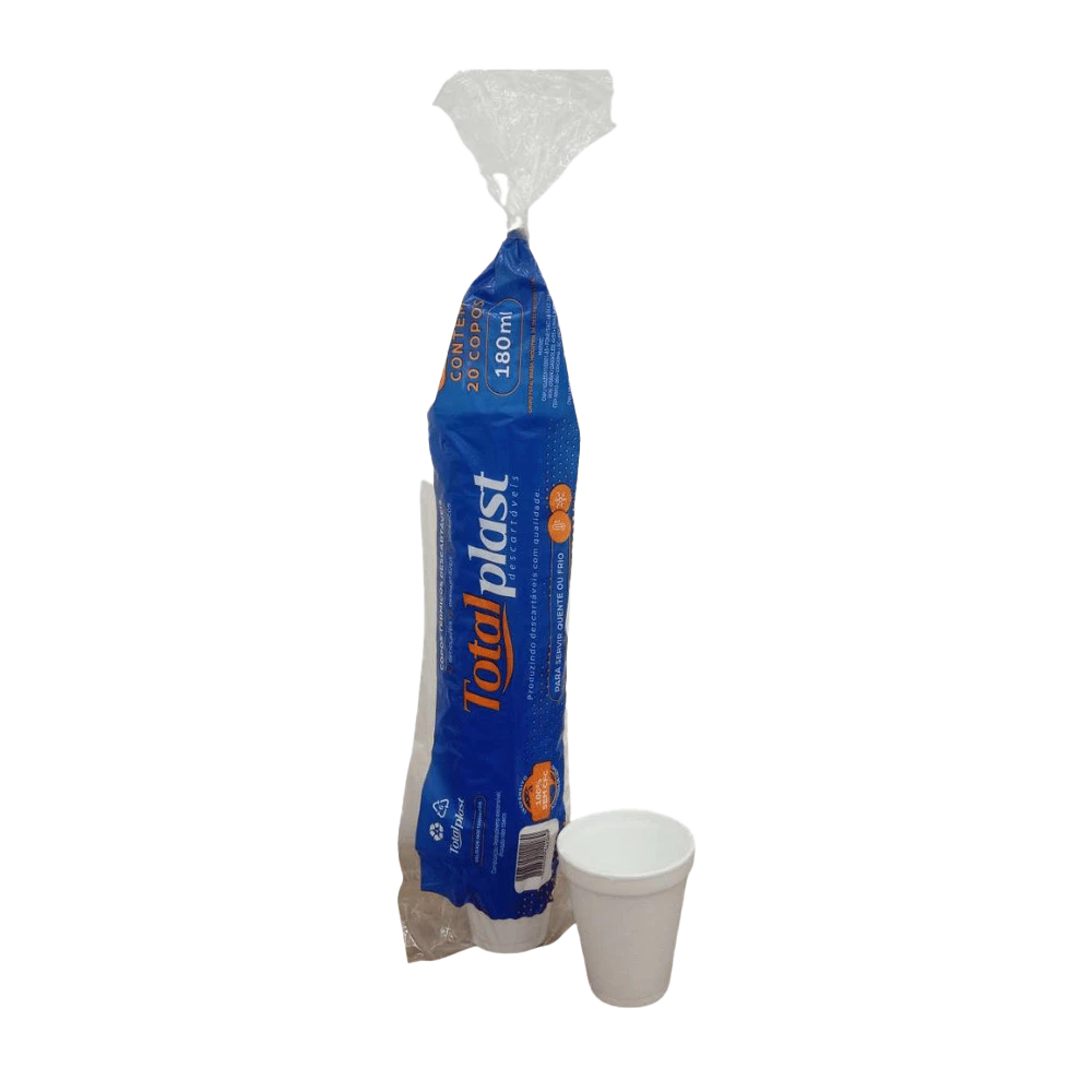 Copos Térmicos 180ml PCT c/ 25 Un - Totalplast