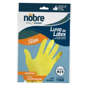 Luva de Látex Slim - Nobre - P / M / G